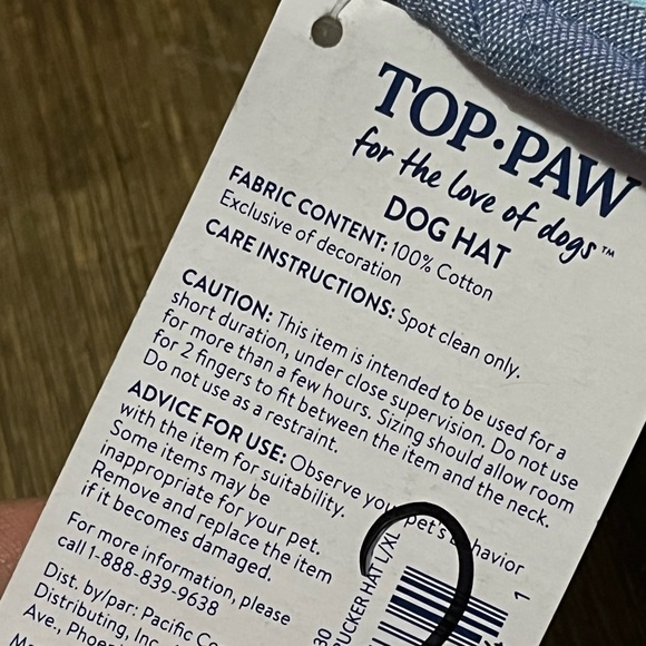 ‼️$2‼️ TOP PAW dog hat size large/x-large - Picture 4 of 5